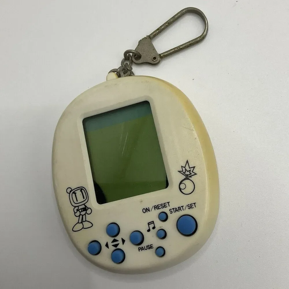 Lot of 5 Bandai Virtual Pet Tamagotchi Gen1 Bomberman Galaxian 1997 READ